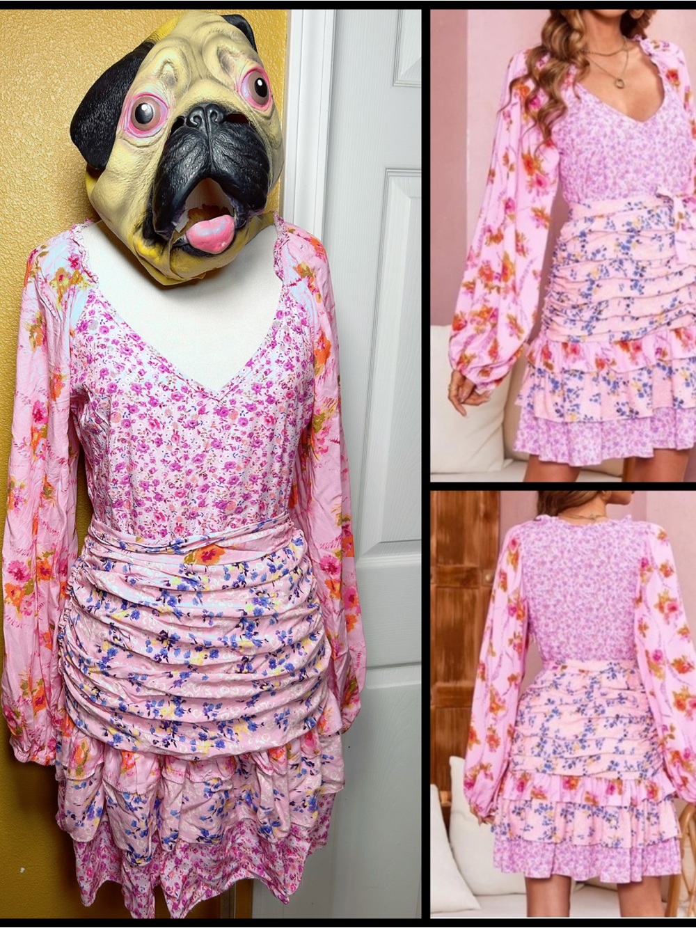 Cutesy, R. VIVIMOS, tiered ruffle dress!!